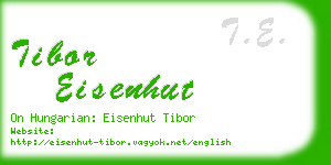 tibor eisenhut business card